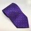 Equetech Polka Dot Adults Tie in Purple/Lilac